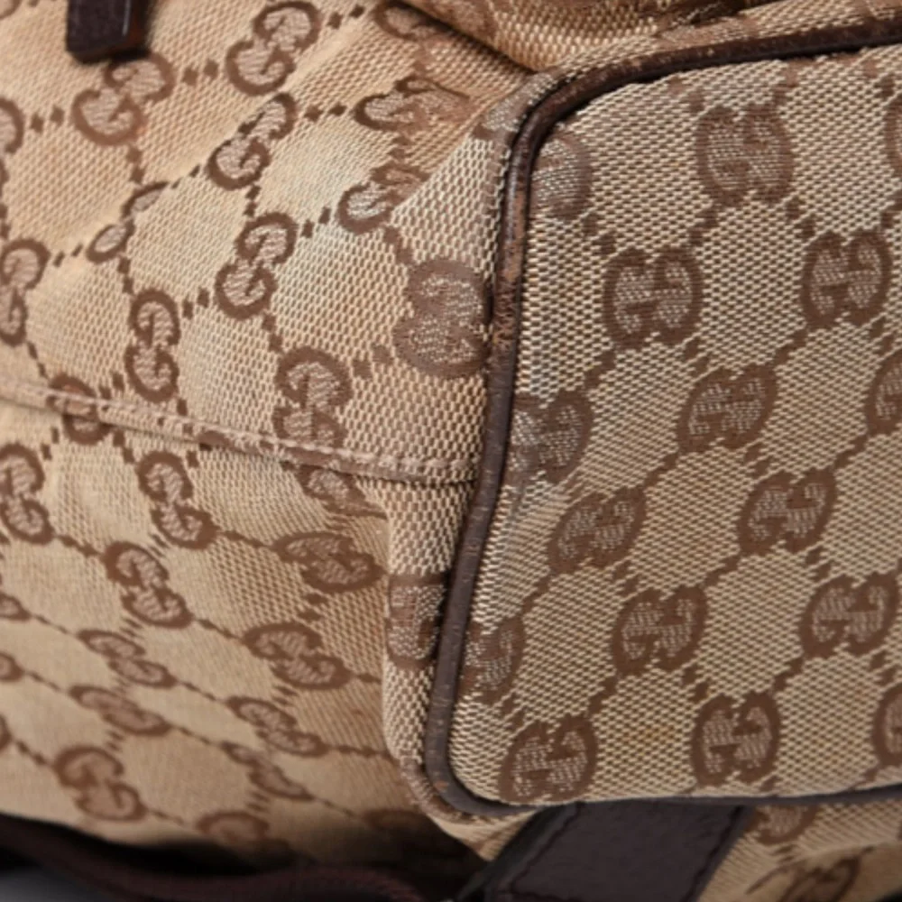 Authentic Gucci GG Backpack Brown - Picture 4 of 8